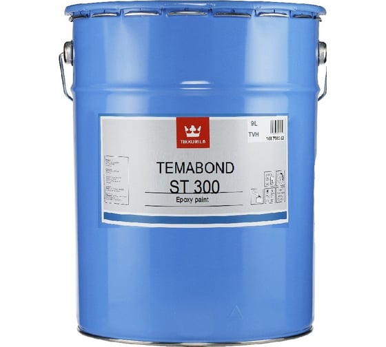 Эпоксидная краска TIKKURILA INDUSTRIAL ТЕМАБОНД, СТ300, TVH, 9 л. 16273260370
