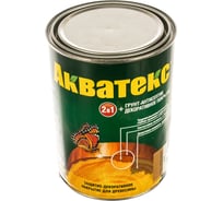 Защитно-декоративное покрытие для дерева АКВАТЕКС 2 в 1 полуматовое, дуб, 0.8 л 10454