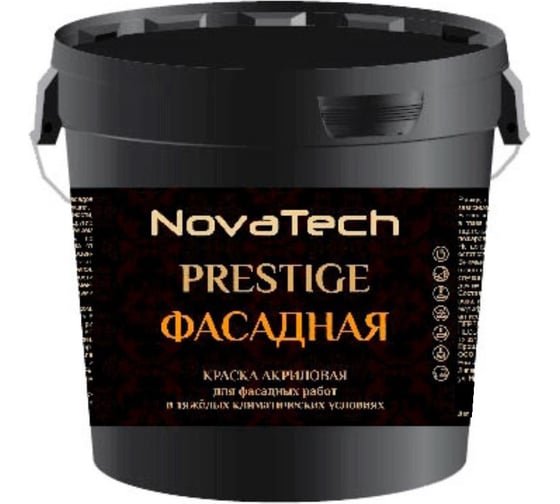 Краска для наружных работ PRESTIGE ФАСАДНАЯ 3кг 000000708 1