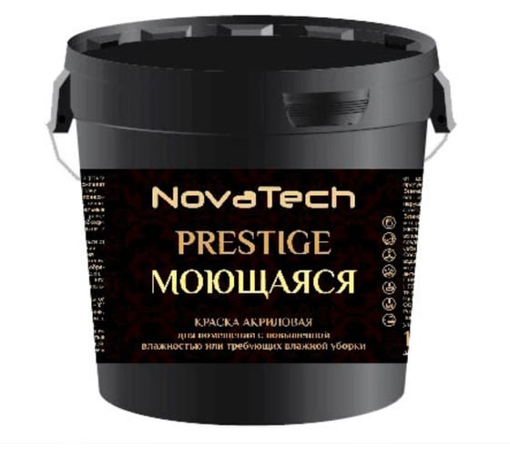 Краска для стен и потолков PRESTIGE МОЮЩАЯСЯ 15кг 000000487 1