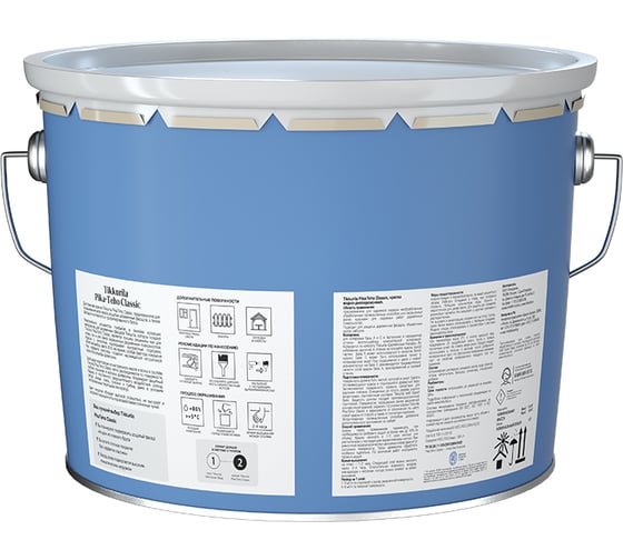 Краска для домов Tikkurila PIKA-TEHO CLASSIC A мат 9л 700014061