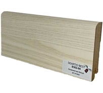 Плинтус напольный Deartio МДФ B302-04 Волжский вяз белый 80x16x2050 мм P.1.4.02.304.80.16.D