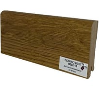 Плинтус напольный Deartio МДФ B302-16 Дуб светло-коричневый 80x16x2050 мм P.1.4.02.316.80.16.D