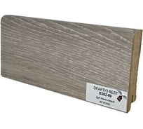 Плинтус напольный Deartio МДФ B302-09 Дуб темно-серый 80x16x2050 мм P.1.4.02.309.80.16.D
