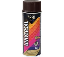 Эмаль INRAL UNIVERSAL (аэрозоль; шоколадная; 400 мл; RAL 8017) 11603054