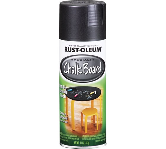 Краска с эффектом грифельной доски RUST-OLEUM SPECIALTY чёрный 1913830