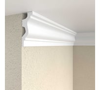 Плинтус потолочный ФОРМАТ 07016Е 60 DESC-207016-WH-0060