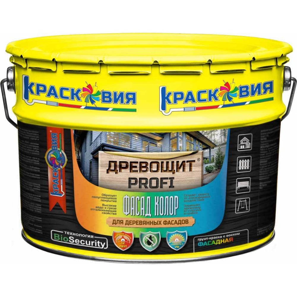 Грунт-краска с защитой от плесени и грибка для дерева Красковия ...