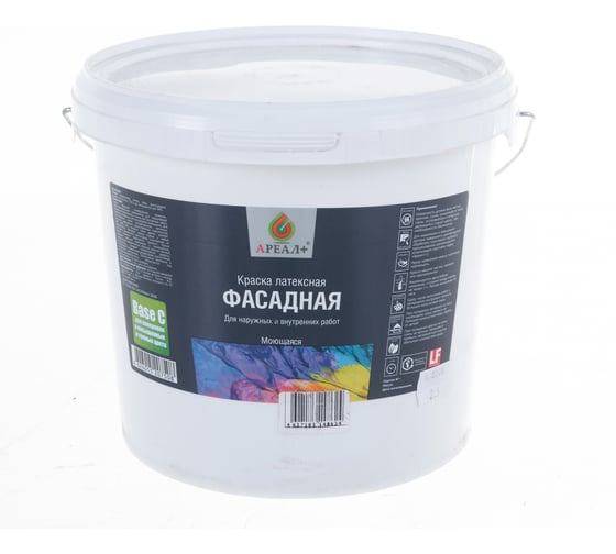 Латексная краска Ареал+ ВД-АК 0106 Фасадная C BASE 2,5 л А-034