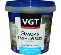Универсальная эмаль VGT ВД АК 1179 глянц. зеленое яблоко 1 кг 11603721
