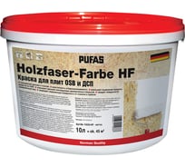 Изолирующая краска для плит OSB и ДСП Pufas Holzfaser мороз. 10л13,7кг HF тов-175010