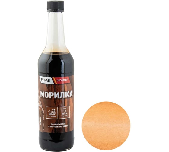 Неводная морилка Pufas клен Decoself 0,5л тов-200257