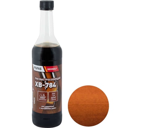 Лак Pufas ХВ-784 клен Decoself 0,5л тов-200128