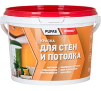 Краска для стен и потолков Pufas Decoself мороз. 1,72л2,7кг СП тов-168470