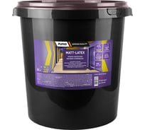 Моющаяся латексная краска Pufas MATT-LATEX матовая Основа А мороз. 27л41,3кг МЛ тов-142776