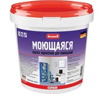 Моющаяся краска Pufas белая Decoself мороз. 0,97л1,4кг КМ тов-192629