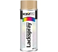 Аэрозольная краска KIM TEC бежевая глянцевая RAL1001 400 мл 11595461