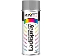 Аэрозольная краска KIM TEC светло-серая RAL7004 400 мл соответствует цвету металлочерепицы 53116