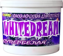 Супербелая краска для стен и потолков Ареал+ WHITEDREAM ВД-АК 0204 ведро 7 кг А-021