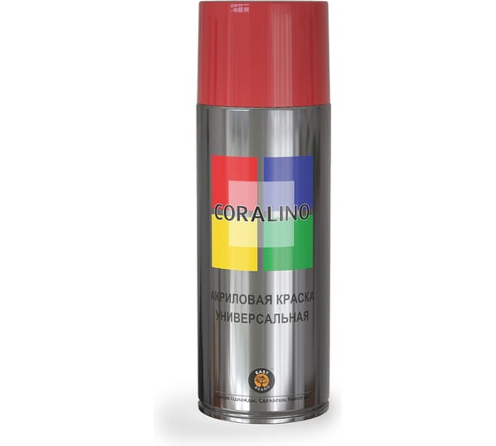 Аэрозольная краска CORALINO RAL3020 Светофорно-Красный С13020 1