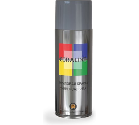 Аэрозольная краска CORALINO RAL7024 Графитовый серый С17024
