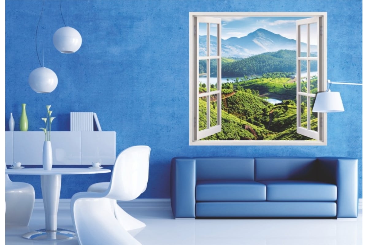 Фотообои Симфония "Вид из окна", 139x139 см К-115 - выгодная цена ...