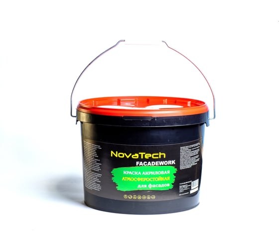 Краска NovaTech FacadeWork для наружных работ ФАСАДНАЯ 3кг. 000000306 1