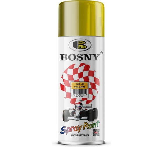 Универсальная краска Bosny желтый RAL1018 41