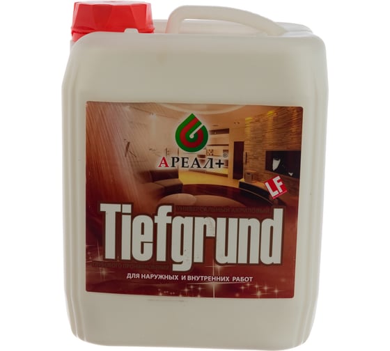 Грунтовка Ареал+ TIEFGRUND канистра 5 л А-355