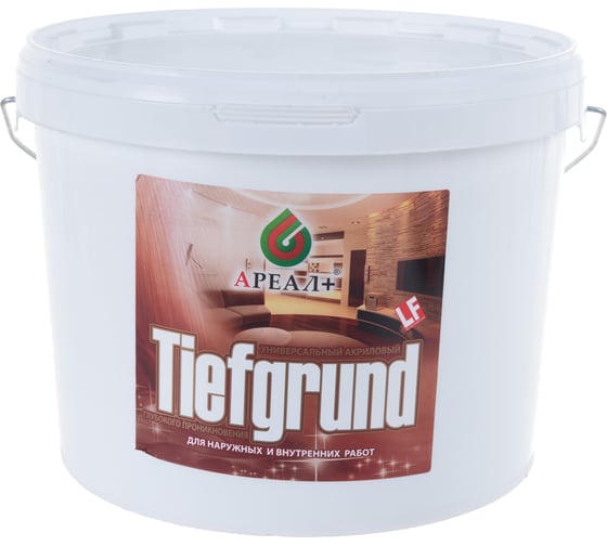 Грунтовка Ареал+ TIEFGRUND ведро 10 л А-357