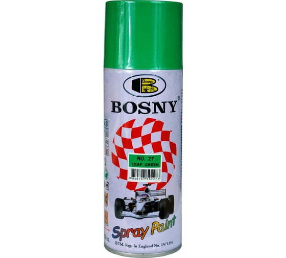 Универсальная краска Bosny зеленый лист RAL6018 27