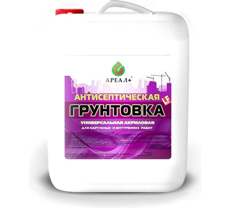 Универсальная грунтовка Ареал+ антисептическая 5 л А-352