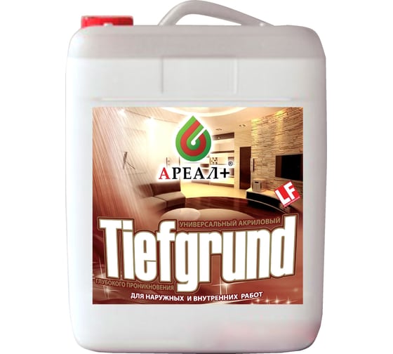 Грунтовка Ареал+ TIEFGRUND канистра 10 л А-356