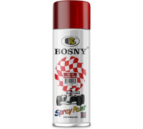 Универсальная краска Bosny красный насыщенный RAL3002 23