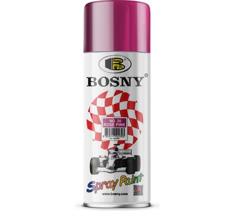 Аэрозольная краска Bosny розовый RAL4003 30