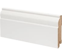 Плинтус напольный Deartio МДФ Деартио U 104-80 Белый 80x16x2050 мм P.1.1.04.1.80.16.D