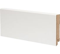 Плинтус напольный Deartio МДФ Деартио U 106-80 Белый 80x16x2050 мм P.1.1.06.1.80.16.D