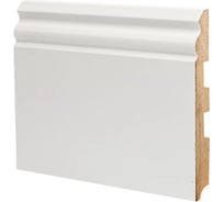 Плинтус напольный Deartio МДФ Деартио U 105-150 Белый 150x16x2050 мм P.1.1.05.1.150.16.D