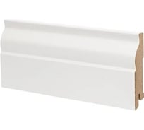 Плинтус напольный Deartio МДФ Деартио U 103-80 Белый 80x16x2050 мм P.1.1.03.1.80.16.D