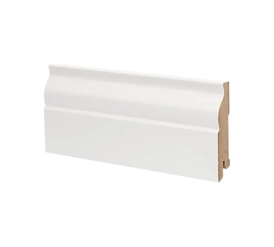 Плинтус напольный Deartio МДФ Деартио U 103-80 Белый 80x16x2050 мм P.1.1.03.1.80.16.D 1