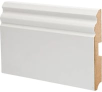 Плинтус напольный Deartio МДФ Деартио U 105-120 Белый 120x18x2050 мм P.1.1.05.1.120.18.D