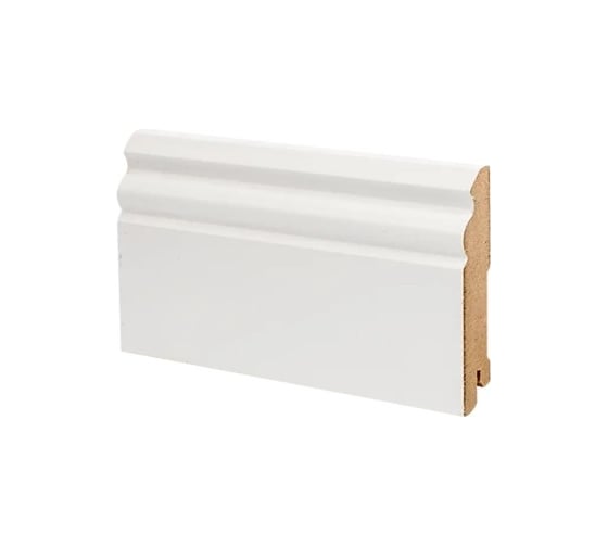 Плинтус напольный Deartio МДФ Деартио U 105-100 Белый 100x16x2050 мм P.1.1.05.1.100.16.D 1