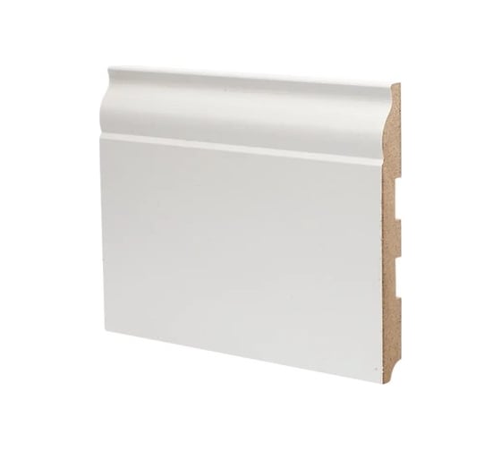 Плинтус напольный Deartio МДФ Деартио U 103-150 Белый 150x16x2050 мм P.1.1.03.1.150.16.D 1