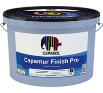Краска для наружных работ CAPAROL CAPAMUR FINISH PRO водно-дисперсионная, база 1, 10 л 948103996