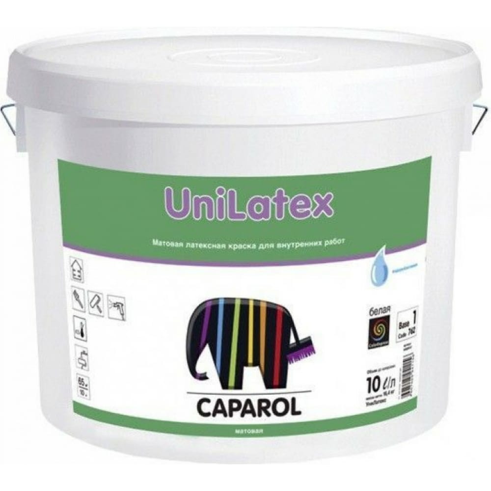 Краска водно дисперсионная caparol. Краска интерьерная Caparol Unilatex bas 1 белая,. Краска Caparol Unilatex 10 л. Caparol Unilatex, 10л, база 3. Caparol Unilatex, 10л, база 1.