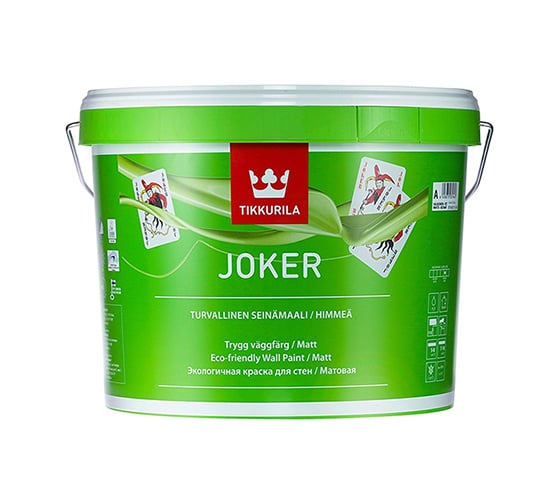 Интерьерная краска TIKKURILA джокер база с 0,9 л моющаяся 11836