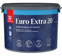 Краска для влажных помещений Tikkurila EURO EXTRA 20 база C полуматовая 9л 700001110