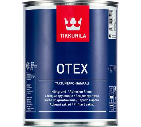 Алкидная адгезионная грунтовкаTIKKURILA отекс база с 0,9 л  22221