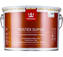 Антикоррозионный грунт TIKKURILA ростекс супер красно-коричневвый 3 л 27320