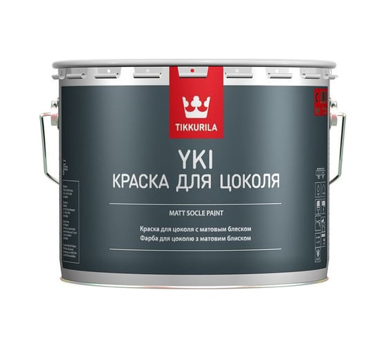 Краска для цоколя TIKKURILA юки база с 0,9 л матовая 22206 1